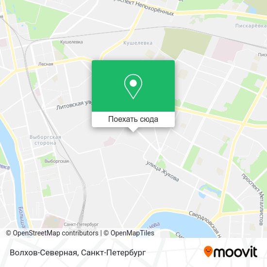Карта Волхов-Северная