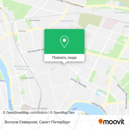 Карта Волхов-Северная