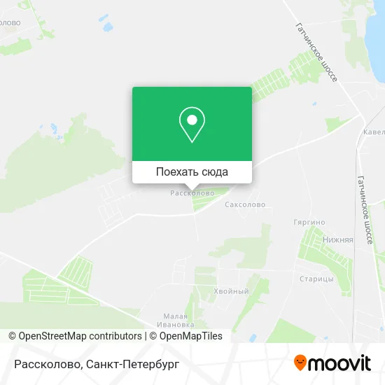 Карта Рассколово