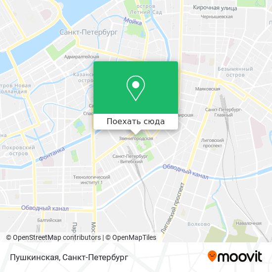 Карта Пушкинская