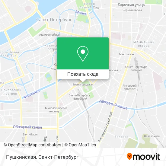 Карта Пушкинская