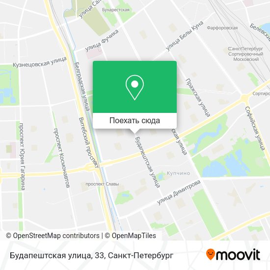 Карта Будапештская улица, 33