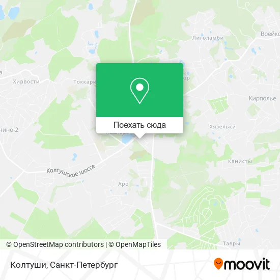 Карта Колтуши