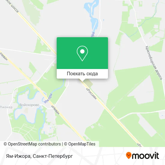 Карта Ям-Ижора