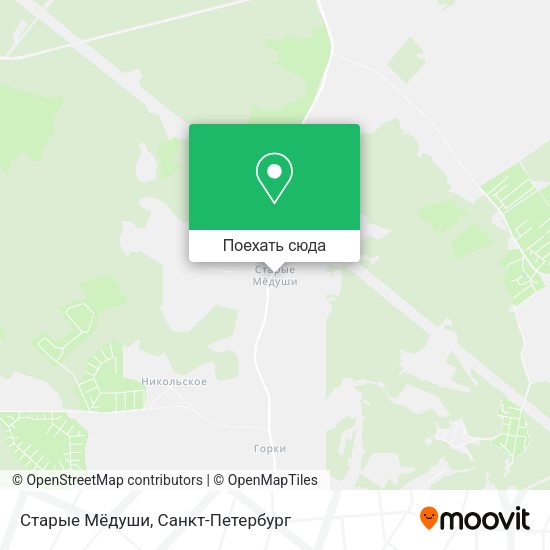 Карта Старые Мёдуши
