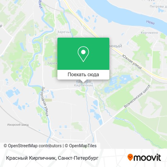 Карта Красный Кирпичник