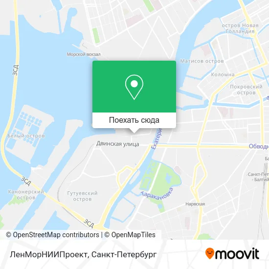 Карта ЛенМорНИИПроект