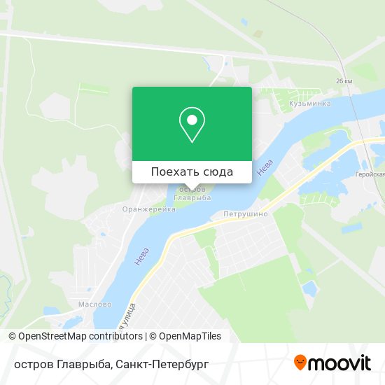Карта остров Главрыба