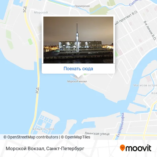 Карта Морской Вокзал