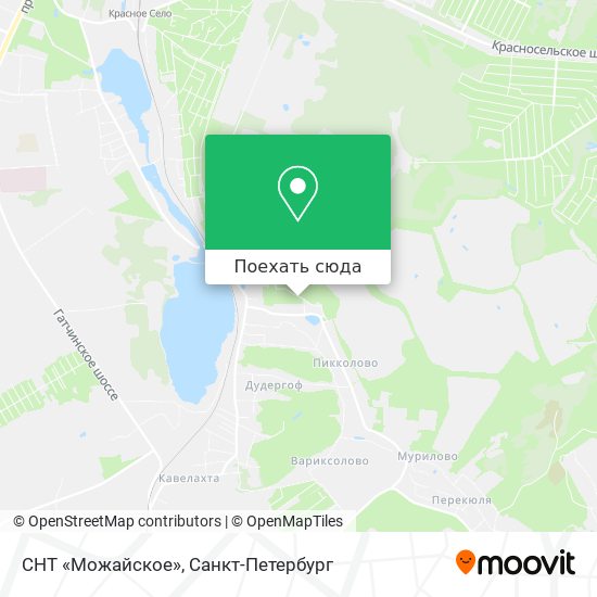 Карта СНТ «Можайское»