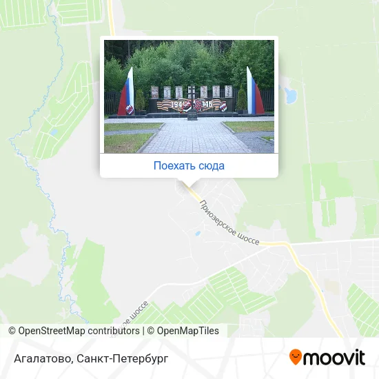 Карта Агалатово