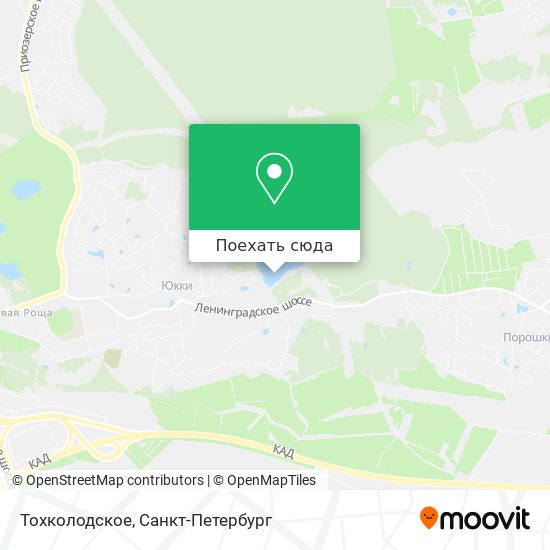 Карта Тохколодское
