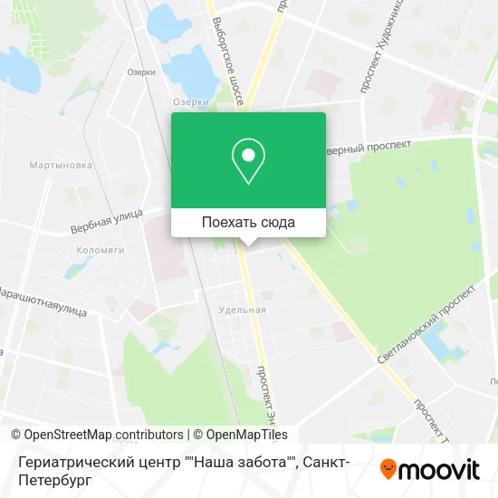 Карта Гериатрический центр ""Наша забота""