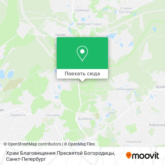 Карта Храм Благовещения Пресвятой Богородицы