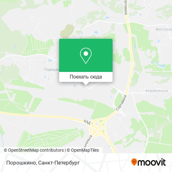 Карта Порошкино