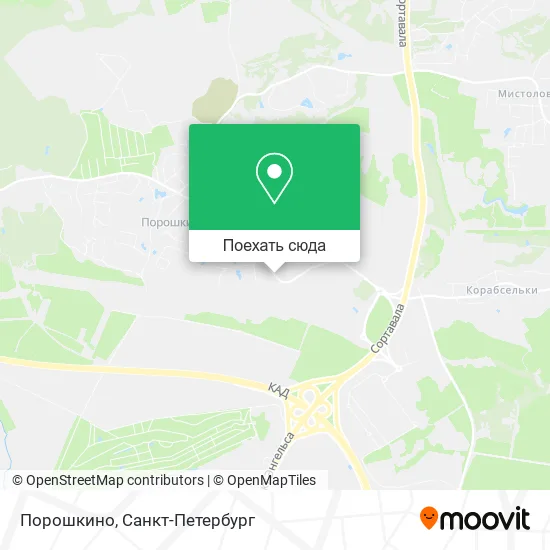 Карта Порошкино