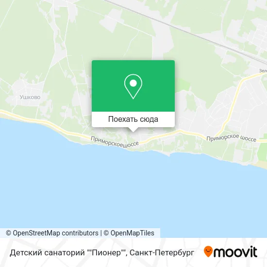 Карта Детский санаторий ""Пионер""