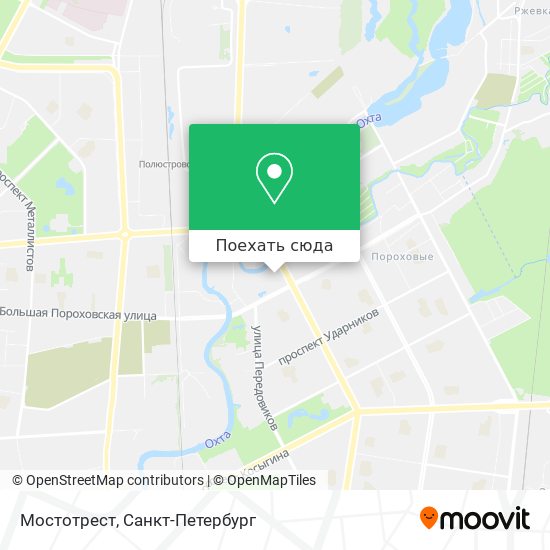 Карта Мостотрест