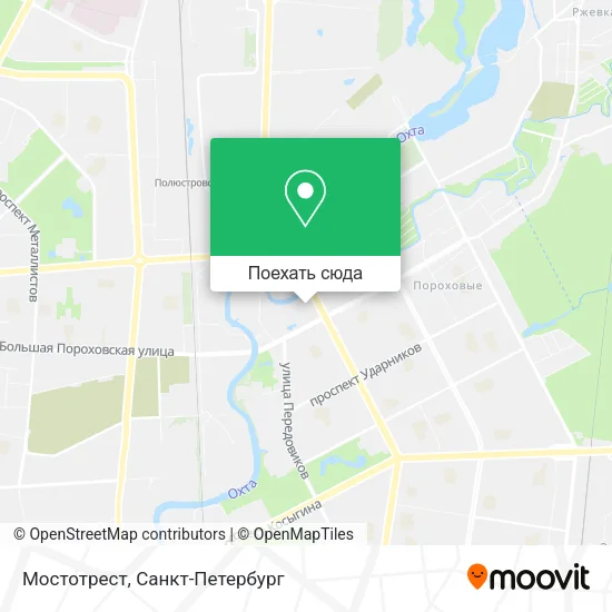 Карта Мостотрест