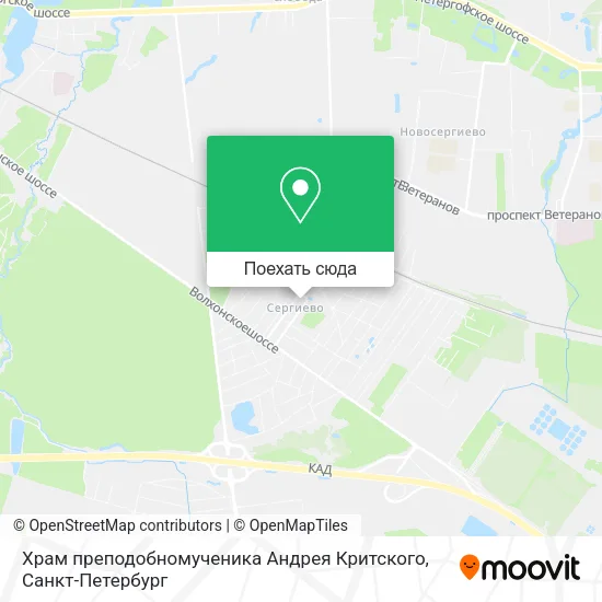 Карта Храм преподобномученика Андрея Критского