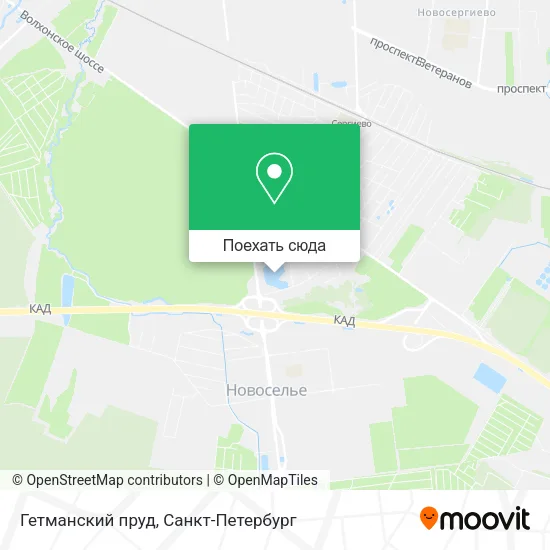Карта Гетманский пруд