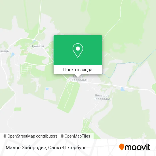 Карта Малое Забородье