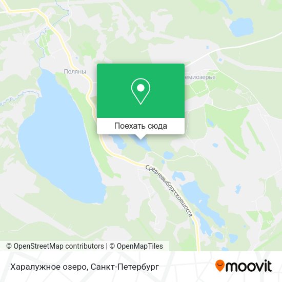Карта Харалужное озеро