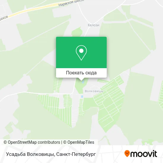 Карта Усадьба Волковицы