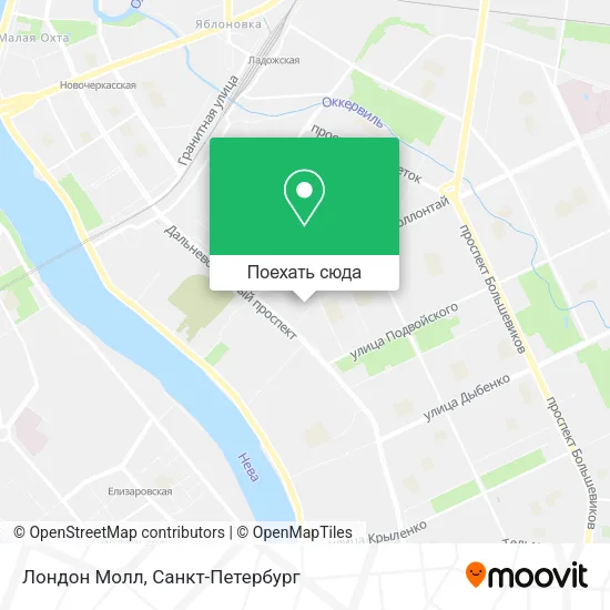 Карта Лондон Молл