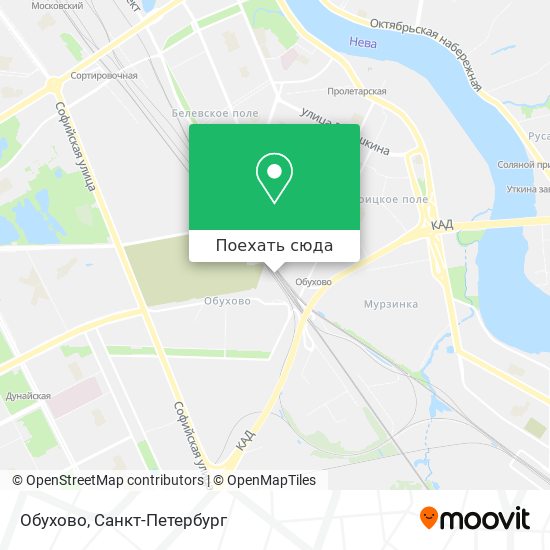 Карта Обухово