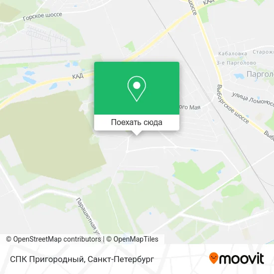 Карта СПК Пригородный