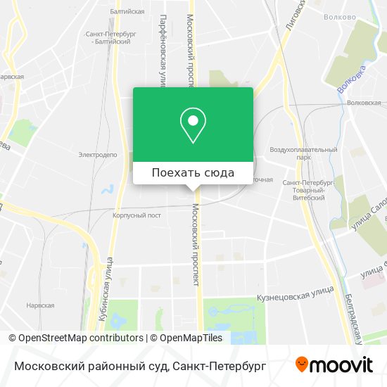Карта Московский районный суд