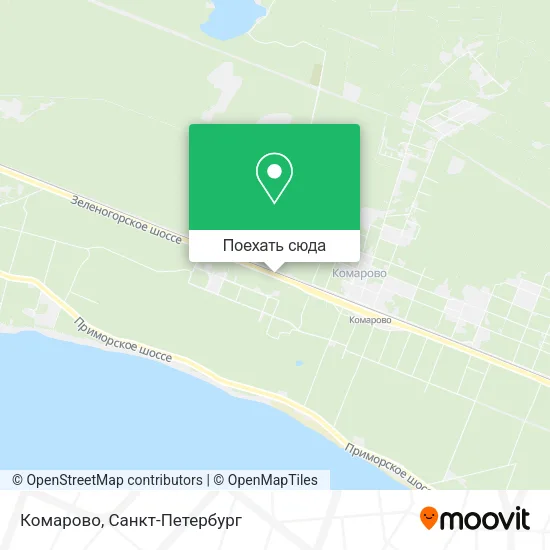 Карта Комарово
