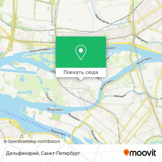 Карта Дельфинарий