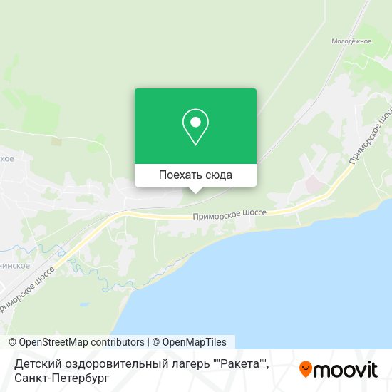 Карта Детский оздоровительный лагерь ""Ракета""
