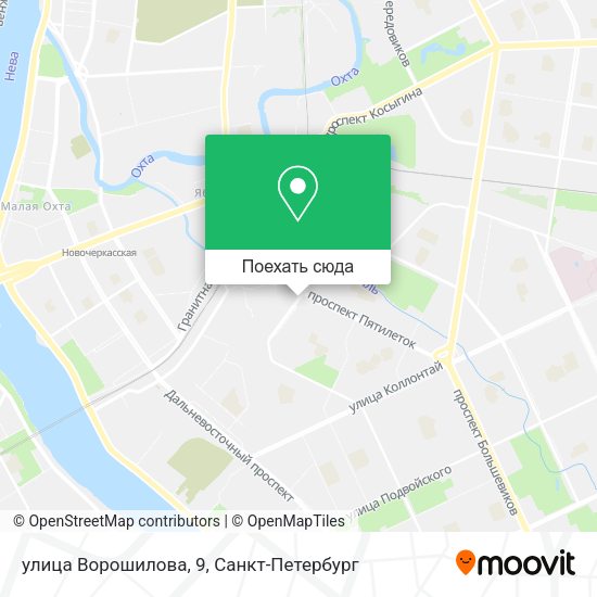 Карта улица Ворошилова, 9