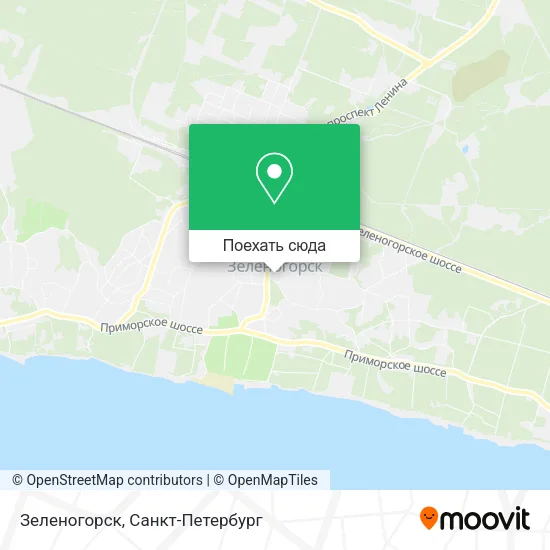 Карта Зеленогорск