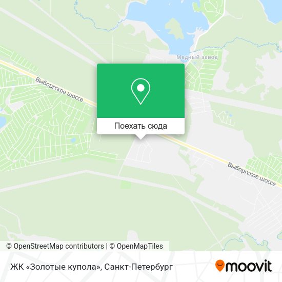 Карта ЖК «Золотые купола»