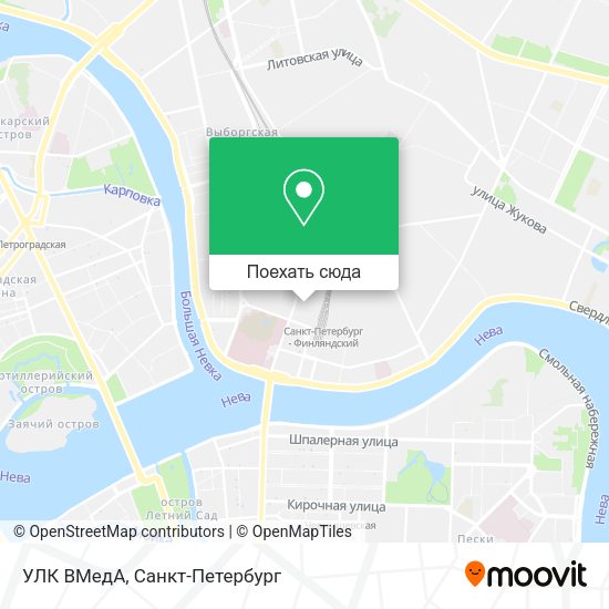 Карта УЛК ВМедА