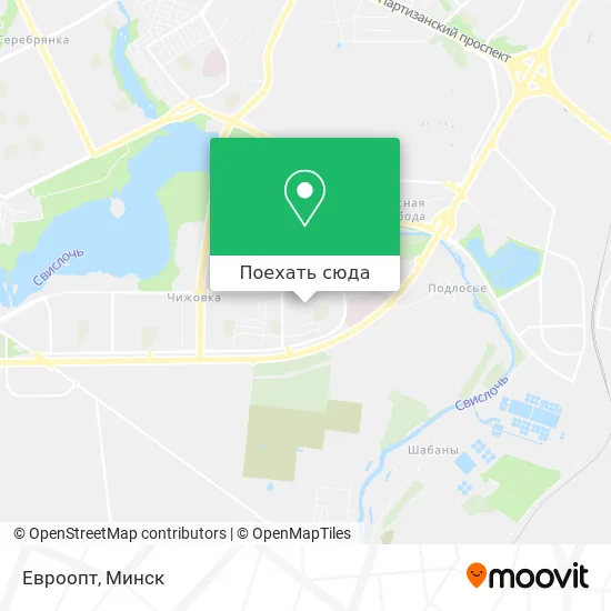 Карта Евроопт