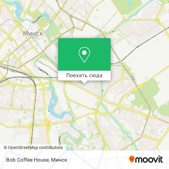 Карта Bob Coffee House