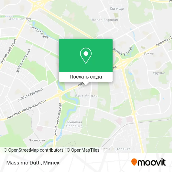 Карта Massimo Dutti