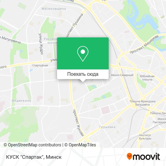 Карта КУСК "Спартак"
