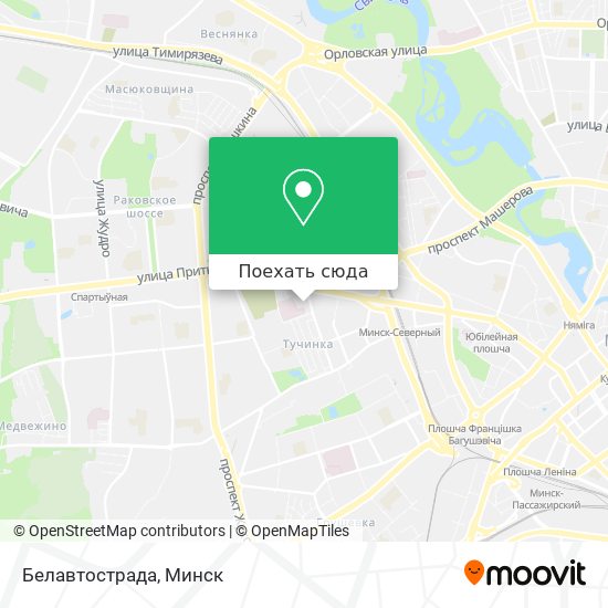 Карта Белавтострада