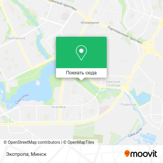 Карта Экотропа