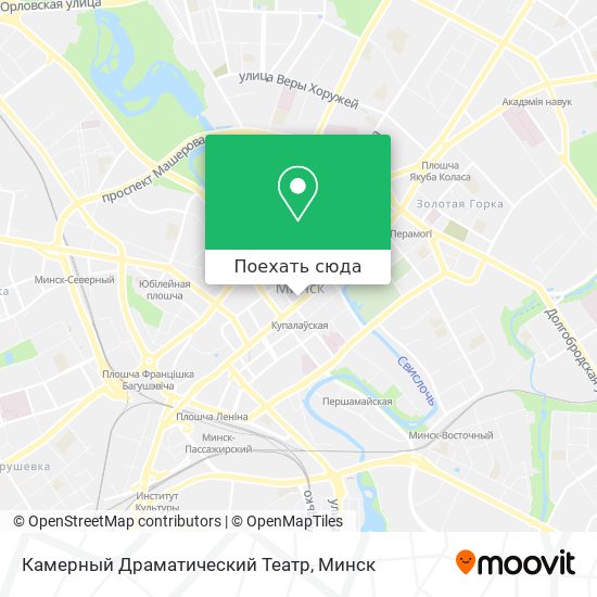 Карта Камерный Драматический Театр