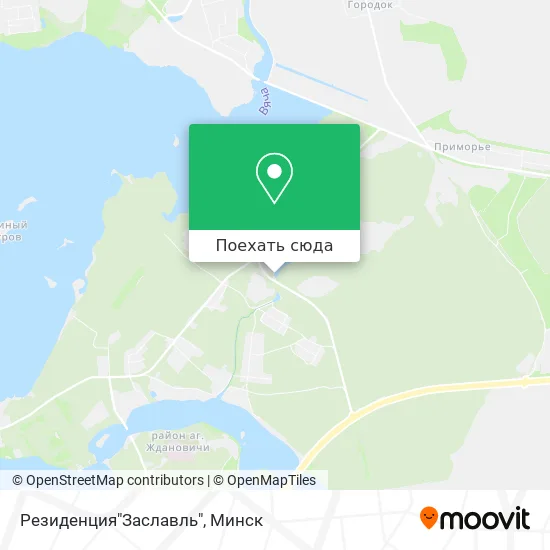 Карта Резиденция"Заславль"