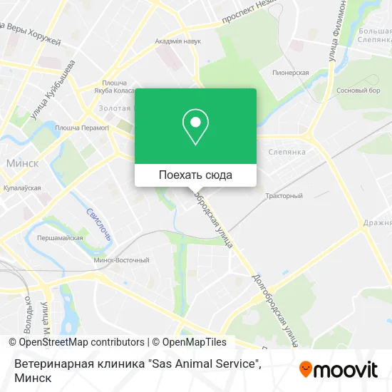 Карта Ветеринарная клиника "Sas Animal Service"