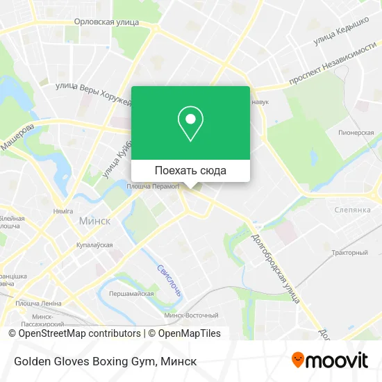 Карта Golden Gloves Boxing Gym