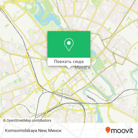 Карта Komsomolskaya New